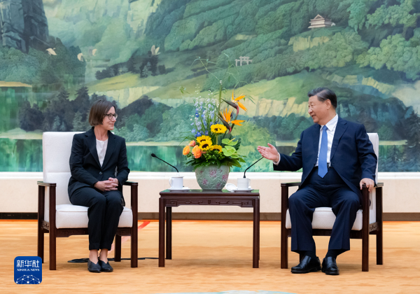 习近平会见红十字国际委员会主席斯波利亚里茨