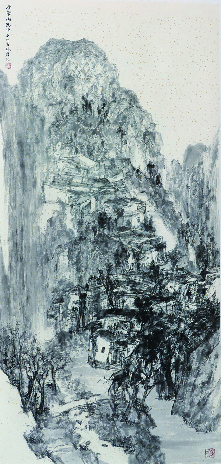 美术《清气满乾坤》（中国画）